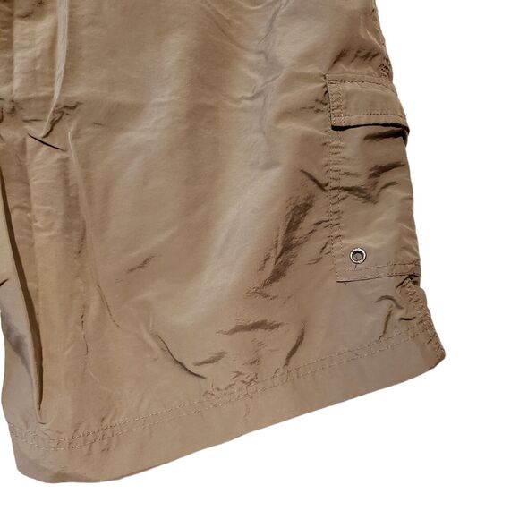 Kahala Hawaiian Shorts Mens XL Brown Cargo Hiking Elastic Waist Outdoors Nylon - Picture 14 of 16